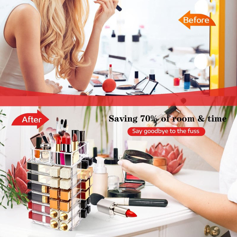 Acrylic Lipstick Tower Holder