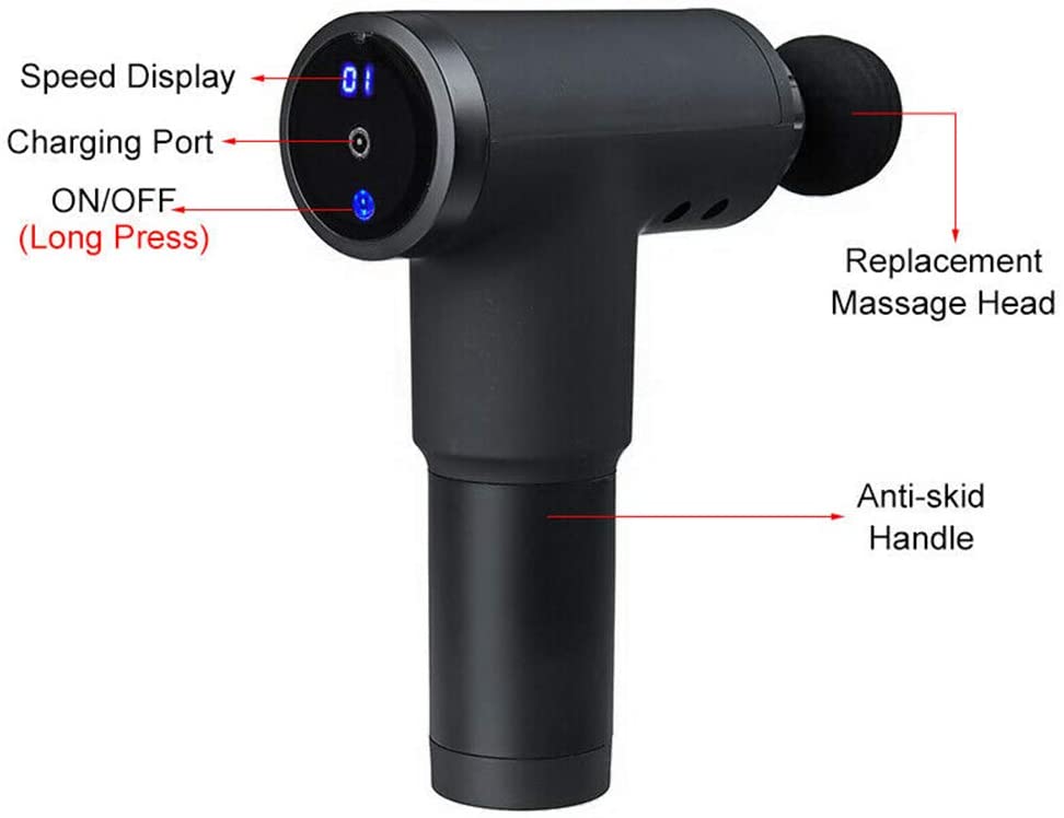 Muscle Massage Gun with 4 Massage Heads