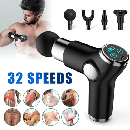 Mini Massage Gun with 4 Massage Heads