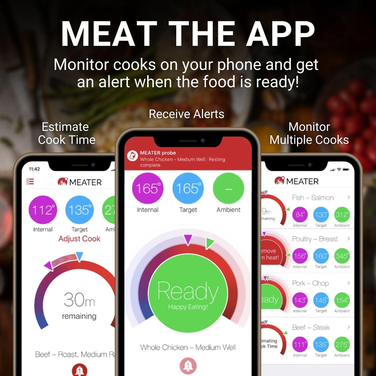 MEATER Plus Smart Wireless Meat Thermometer with Extended Range