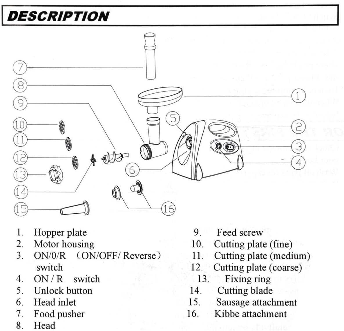 Meat Grinder Sausage Maker