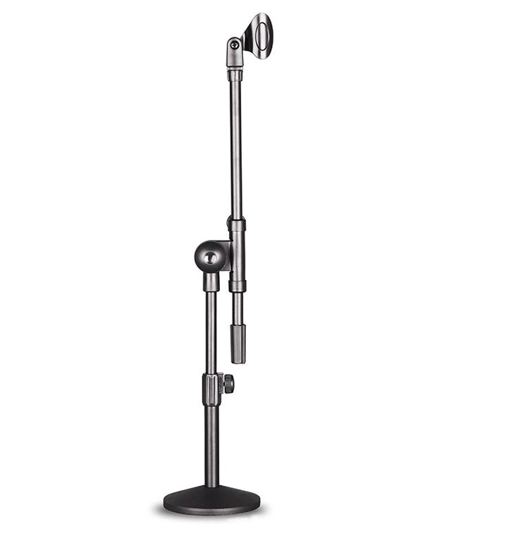 Microphone Stand Universal Mic Mount With Heavy Compact Base