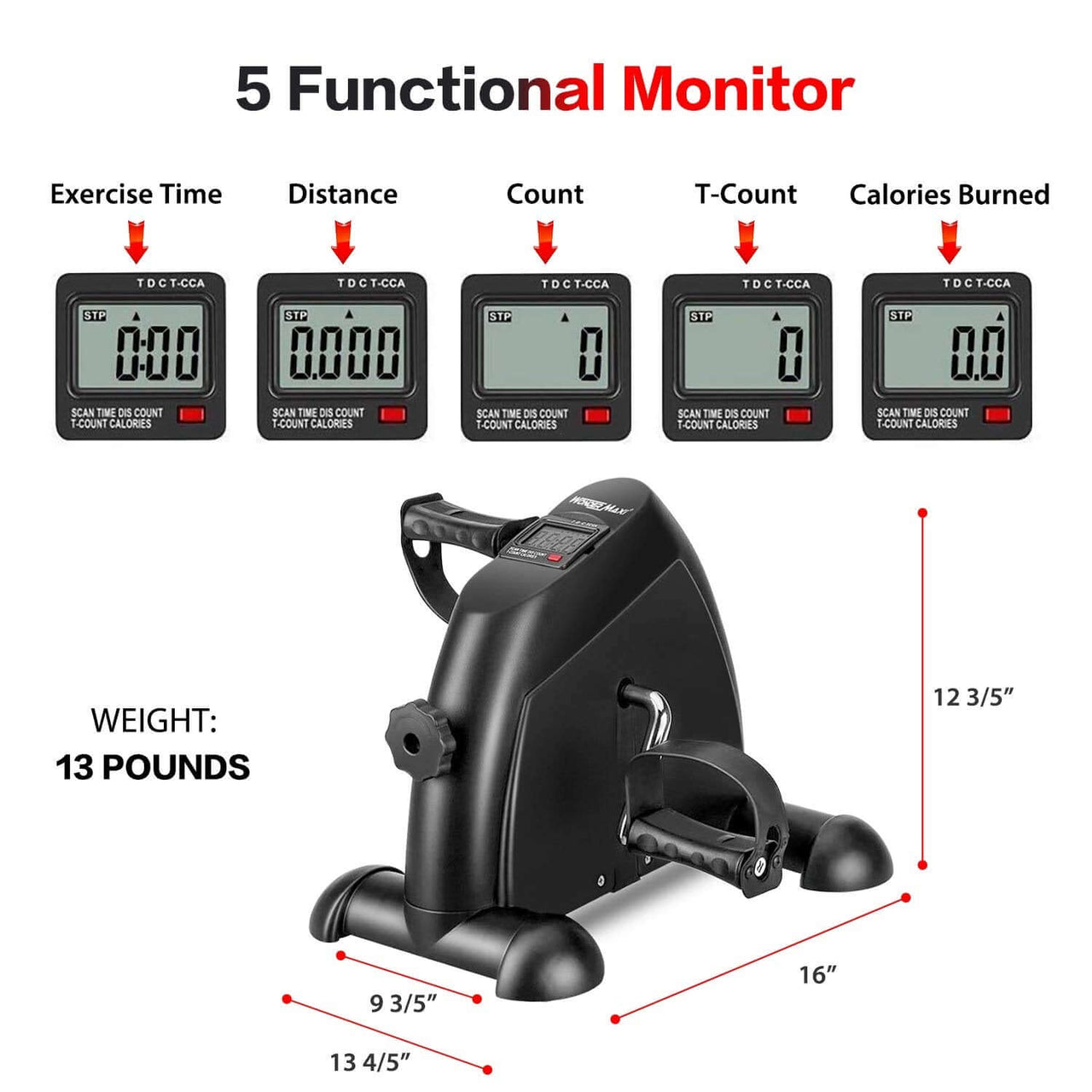 Exercise Bike LCD Screen Display, Portable - The Shopsite