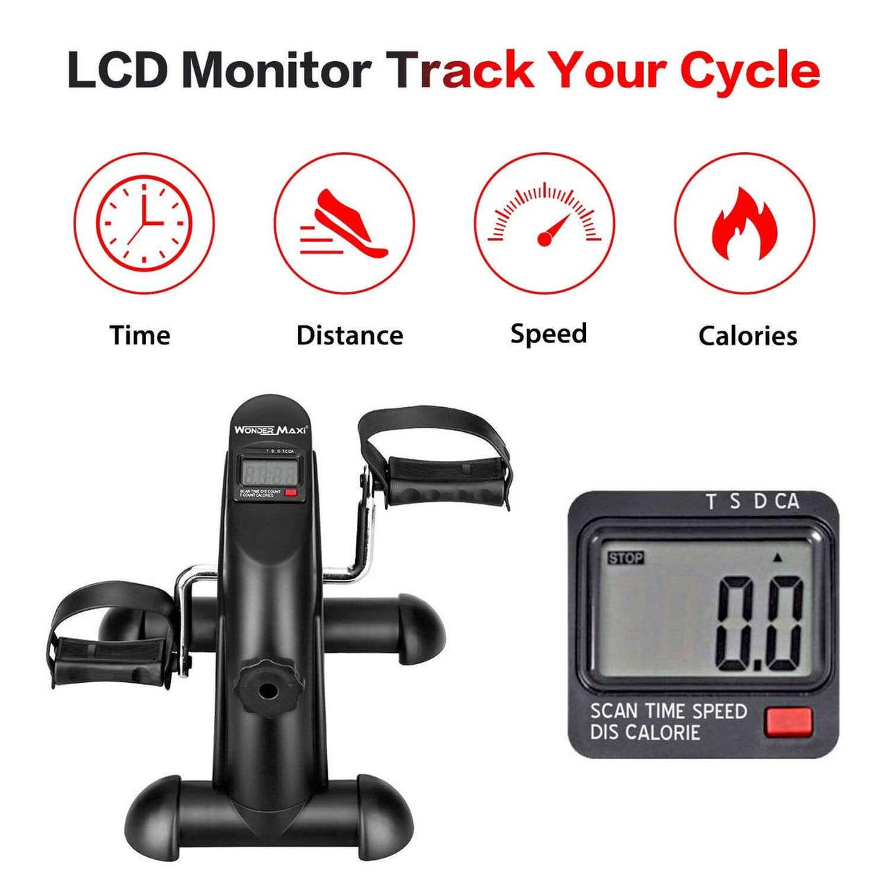 Exercise Bike LCD Screen Display, Portable - The Shopsite