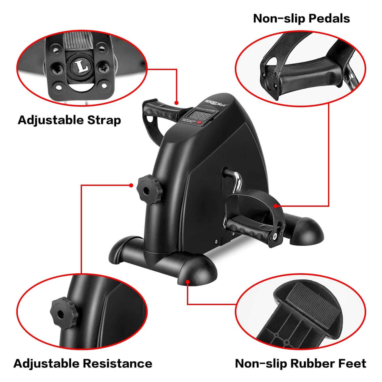 Exercise Bike Mini Cycle With LCD Screen