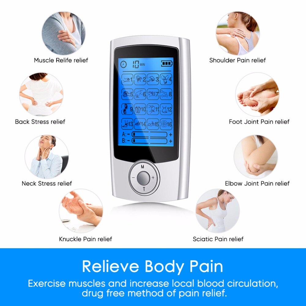 Tens Machine Tens Ems Massager Muscle Stimulation