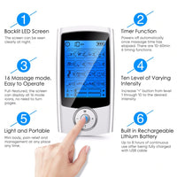 Thumbnail for Tens Machine Tens Ems Massager Muscle Stimulation