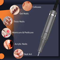 Thumbnail for Electric Nail Drill Kit Rechargeable