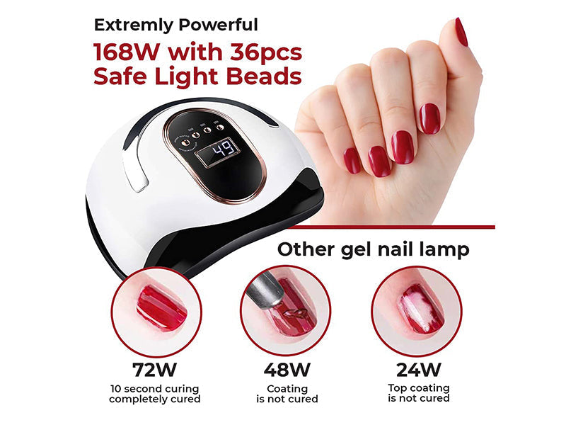 LED Nail Dryer Lamp 168W