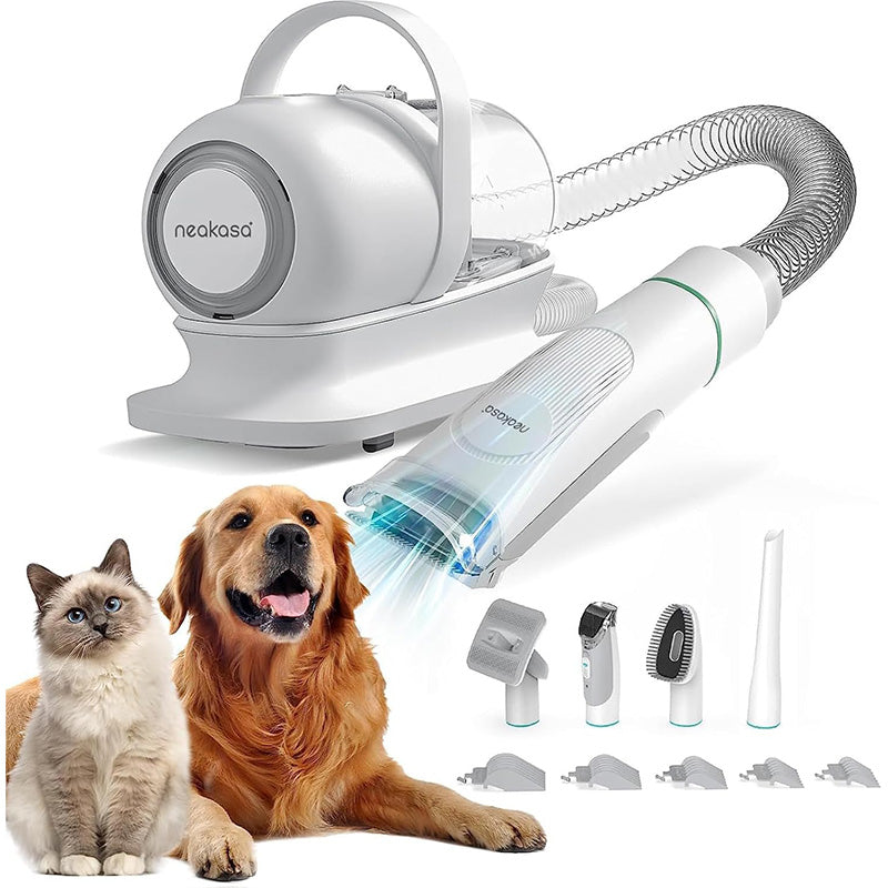 Neabot Professional Dog Cat Hair Clipper Pet Hair Grooming Kit 5 Proven Grooming Tools