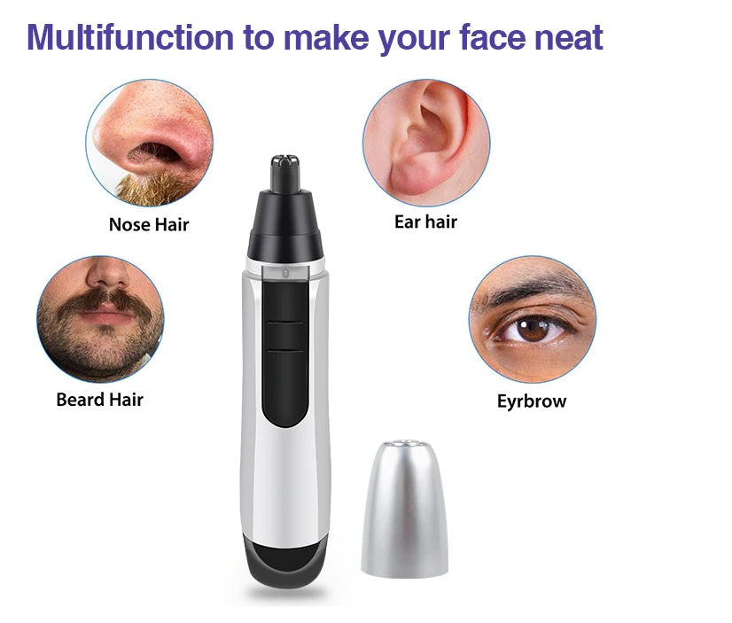 Waterproof Electric Nose and Ear Hair Trimmer - The Shopsite