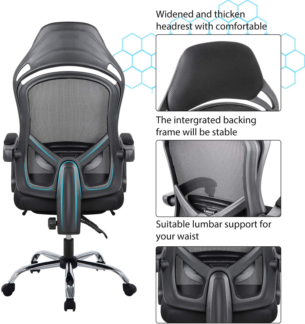 Office Chair Computer Chair with foot rest