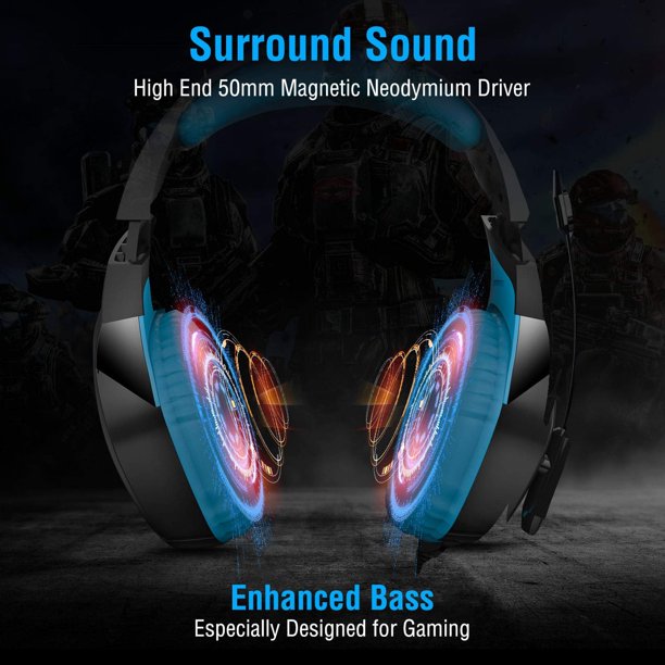 RGB Gaming Headset for PC / PS4 / PS5 / XBOX - The Shopsite