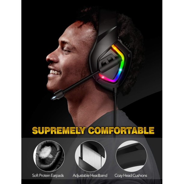 RGB Gaming Headset for PC / PS4 / PS5 / XBOX - The Shopsite