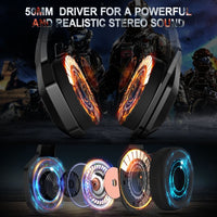 Thumbnail for ONIKUMA K10 Gaming Headset,Stereo Bass Surround