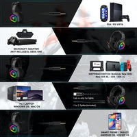 Thumbnail for ONIKUMA K10 Gaming Headset,Stereo Bass Surround - The Shopsite