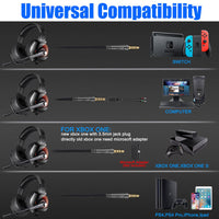 Thumbnail for Ps4 Gaming Headphones Headset for Xbox One, PS4, PC