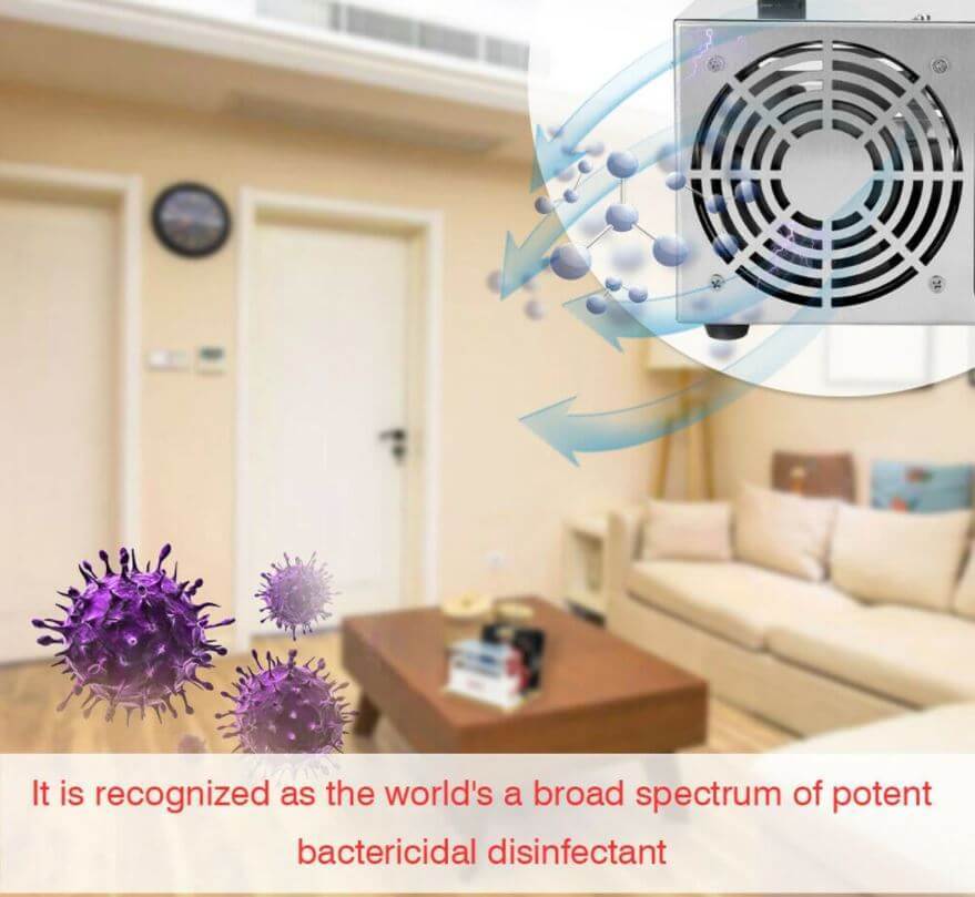 20G 230V Ozone Generator Machine Air Filter Purifier Fan - The Shopsite