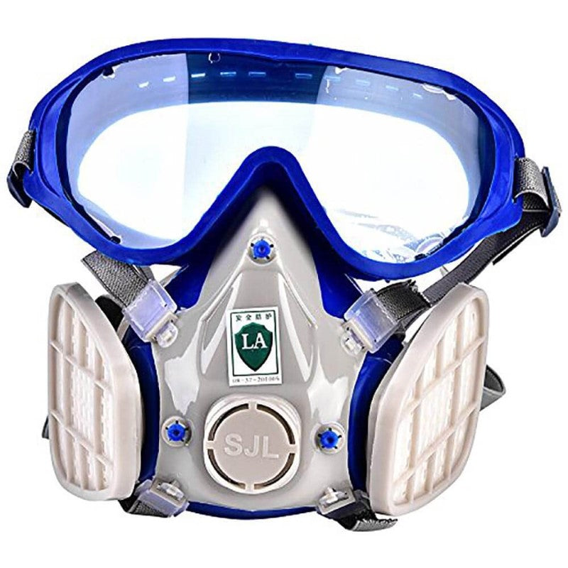 Respirator Mask With Safety Glasses