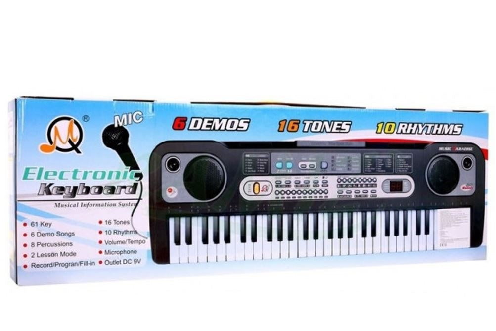 Keyboard Piano with Microphone & Music Stand - The Shopsite