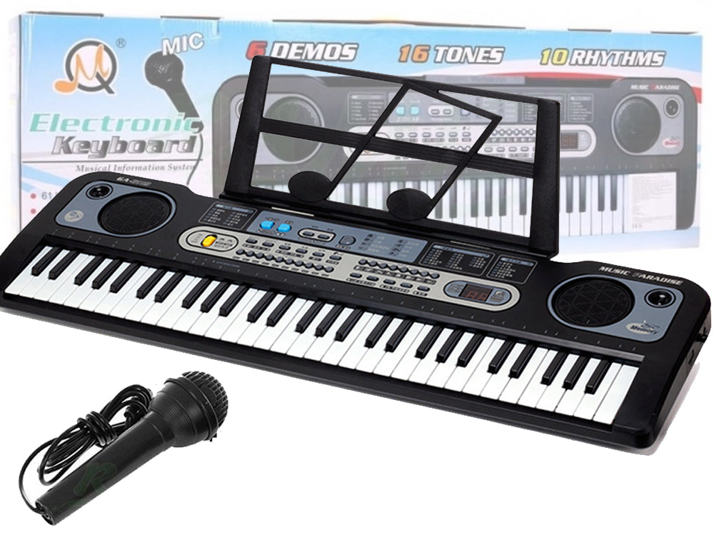 Keyboard Piano with Microphone & Music Stand - The Shopsite