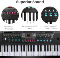 Thumbnail for Electric Keyboard Piano 61 Keys - The Shopsite