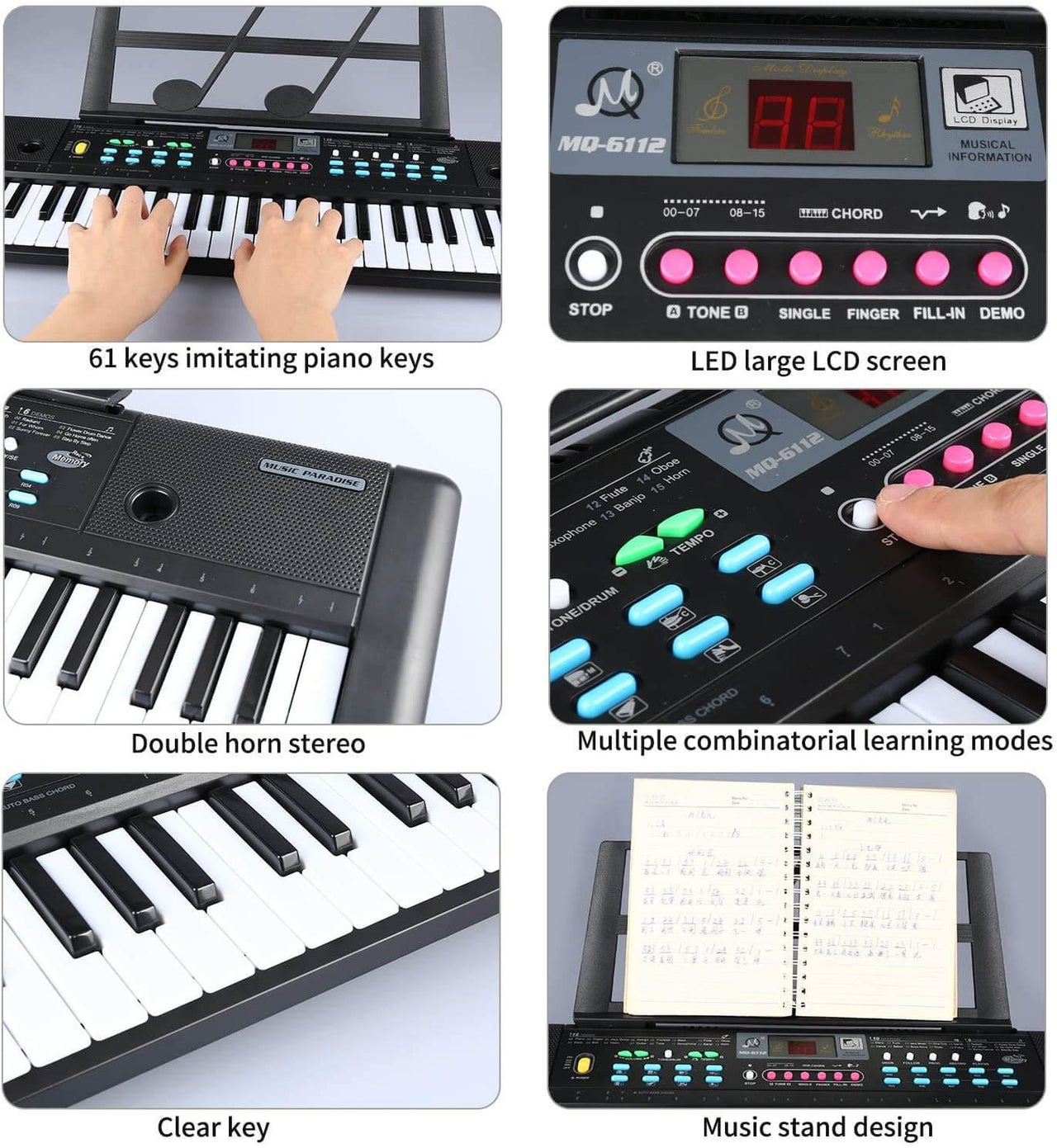 Electric Keyboard Piano 61 Keys - The Shopsite