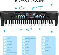 Thumbnail for Electric Keyboard Piano 61 Keys - The Shopsite