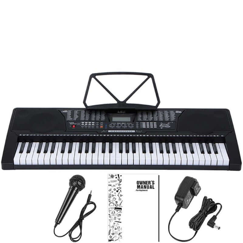 Electric Keyboard Piano 61-Key LCD Display With USB - The Shopsite