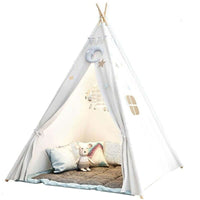 Thumbnail for Kids Teepee Play Tent White - The Shopsite