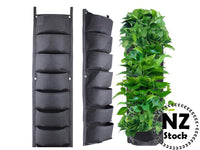 Thumbnail for Vertical Garden Wall Hanging Planter Wall Mount Balcony Plant Grow Bag 7 Pockets