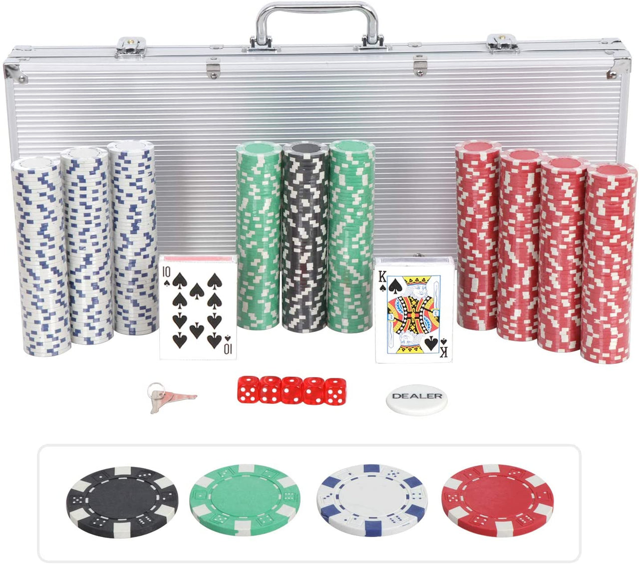 Poker Chip Set 500pcs with box