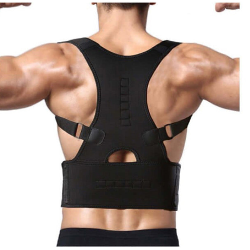 Posture Back Support Brace Belt Back Posture Corrector Lumbar Shoulder Support Brace Belt Men Women