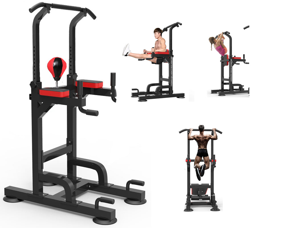 Chin Up Pull Up Chin Up Station Power Tower with Boxing