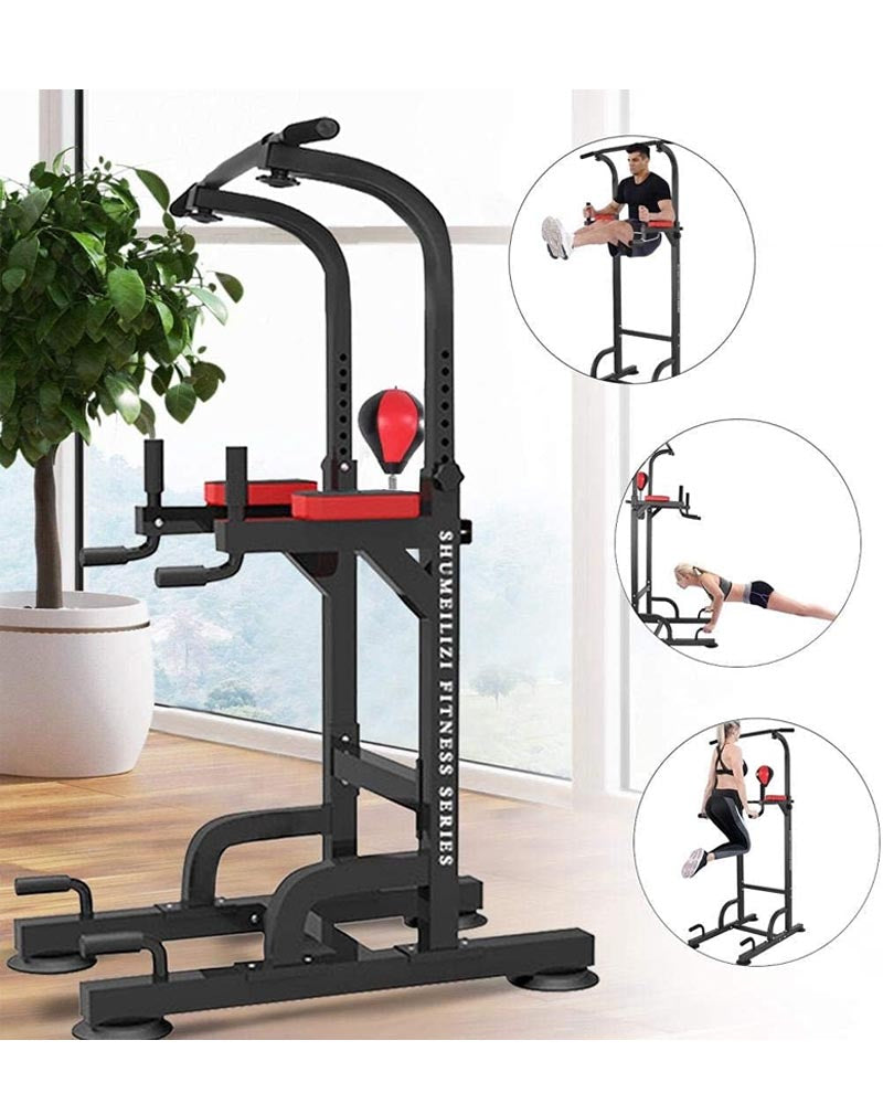 Chin Up Pull Up Chin Up Station Power Tower with Boxing