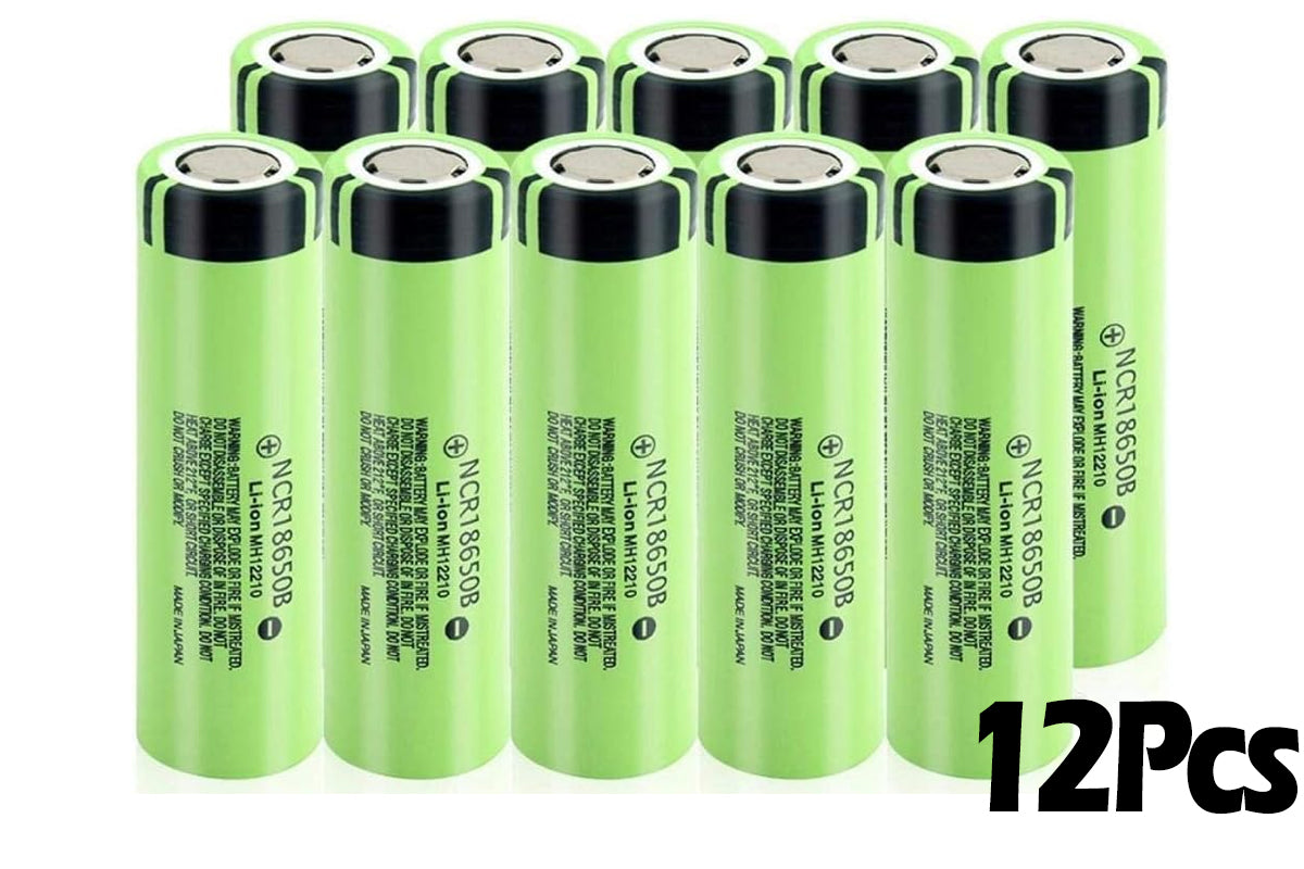 18650 Rechargeable Battery 12PCS