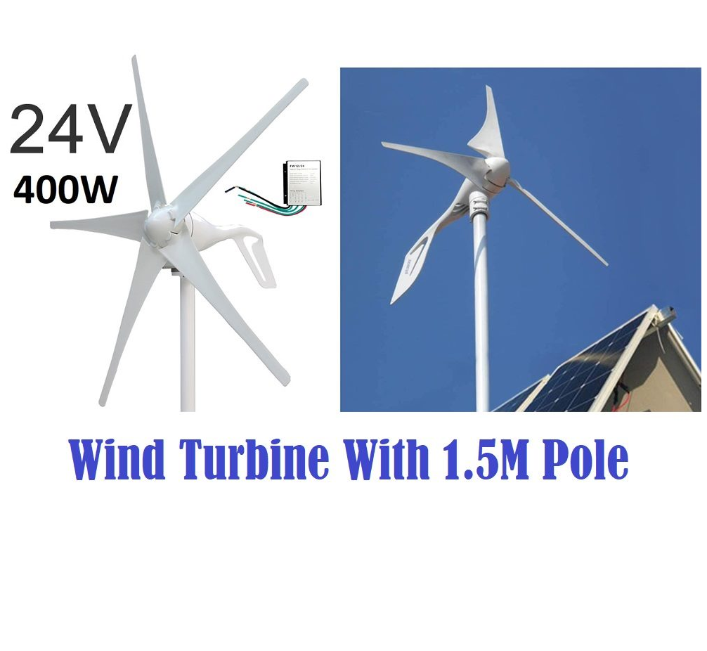 Wind Turbine with Turbine pole 1.5M