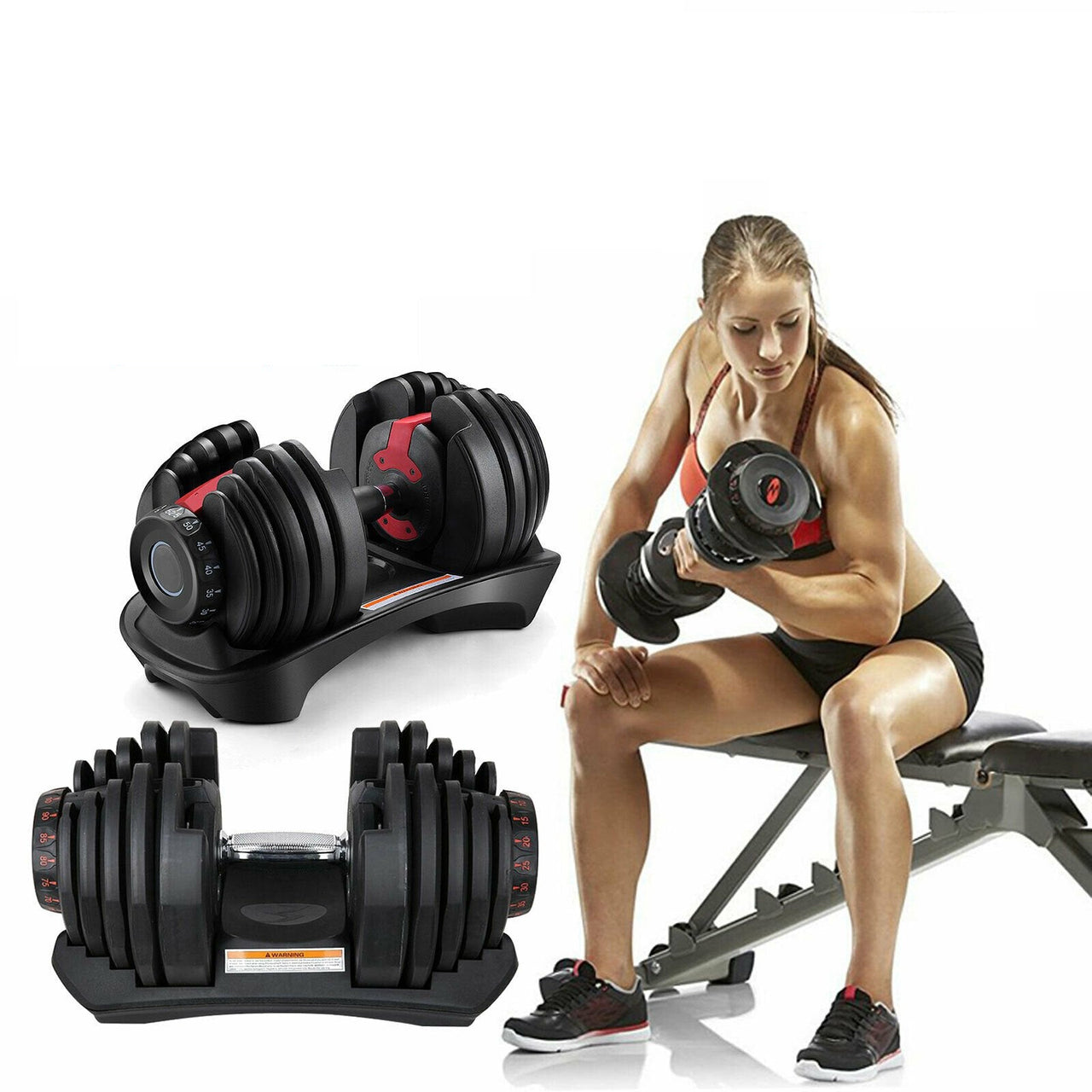 Adjustable dumbbells 24Kg