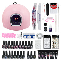 Thumbnail for Gel Nail Polish Kit with U V Light Gel Polish Nail Kit Soak Off Gel Nail Set Manicure Tools Nail Gel Kit Gifts for Women