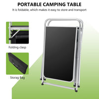 Thumbnail for Camping Kitchen Table Portable Folding Camp Cook Table