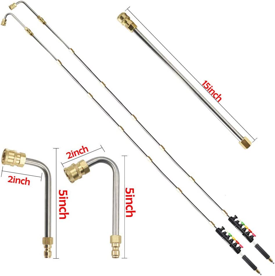 High Pressure Washer Wand Extension Set - The Shopsite