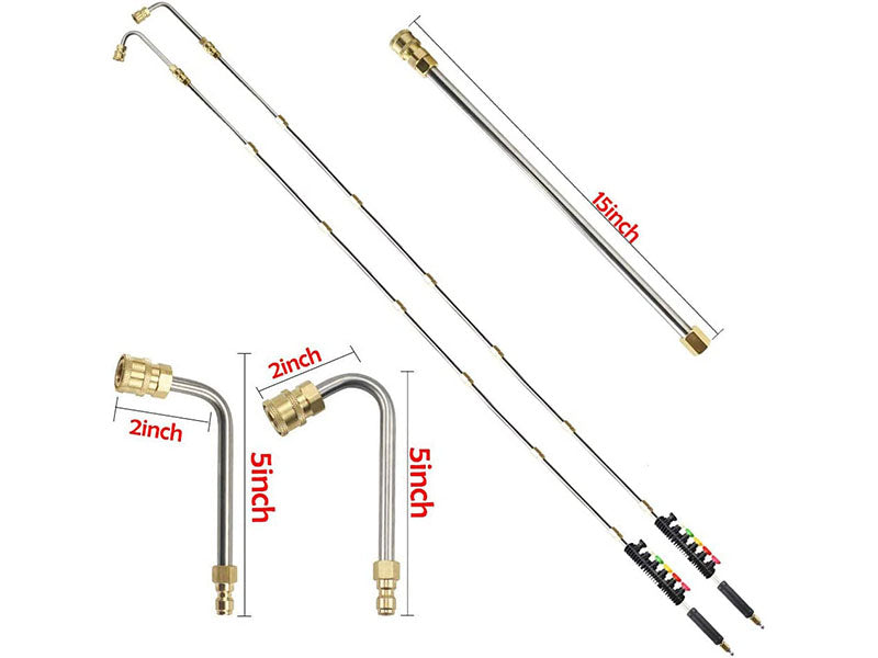 High Pressure Washer Wand Extension Set - The Shopsite