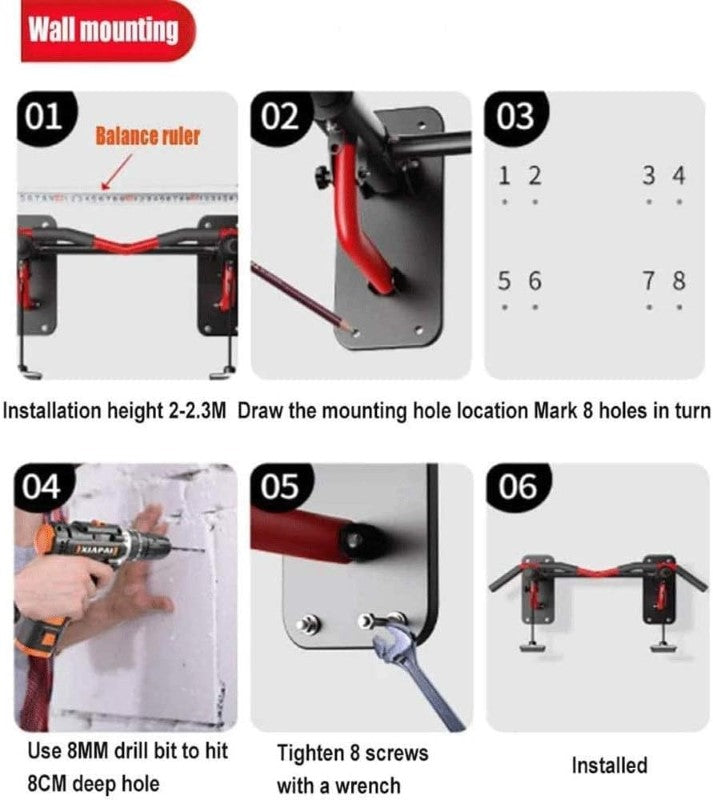 Home Pull Up Bar Wall Chin Up - The Shopsite