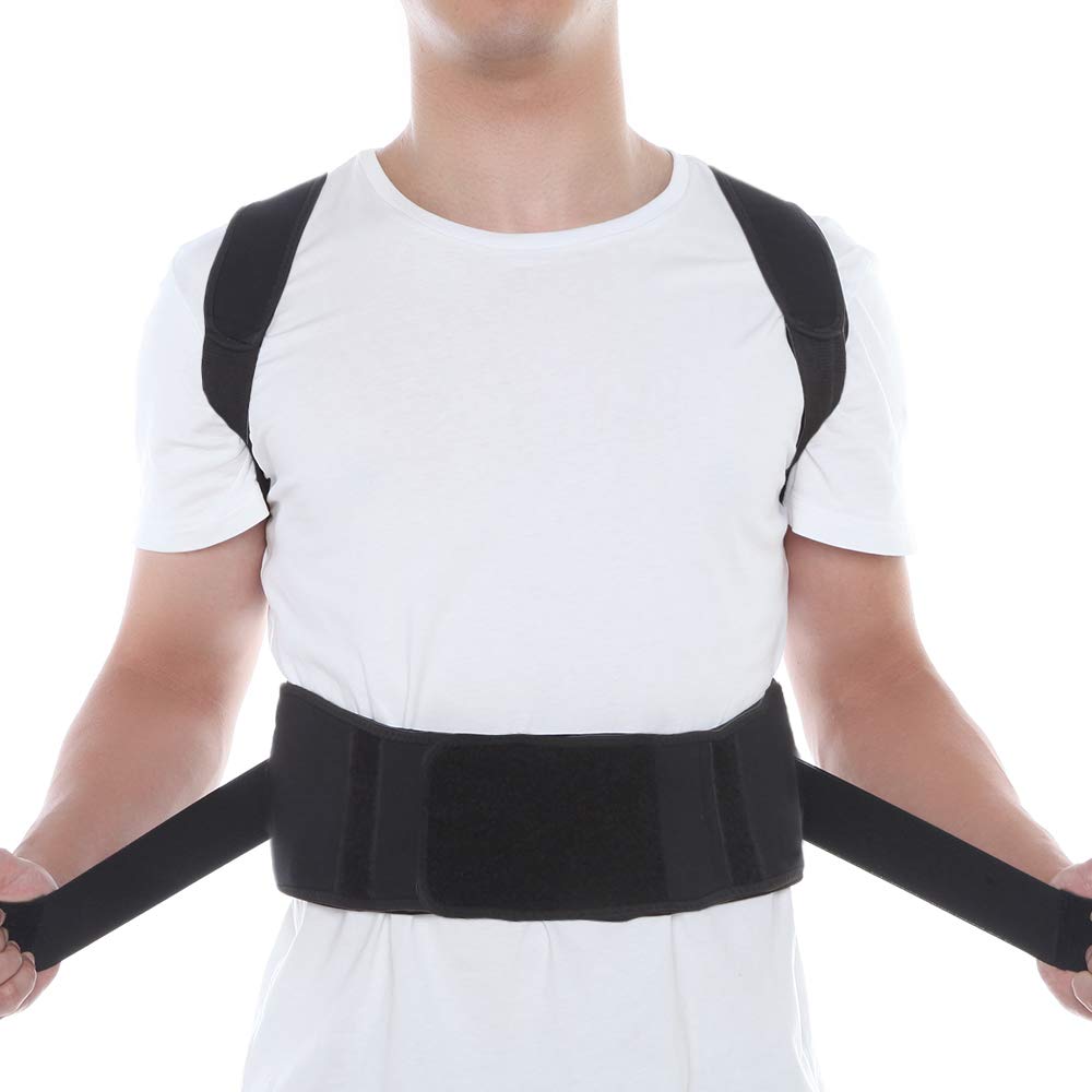 Posture Back Support Brace Belt Back Posture Corrector Lumbar Shoulder Support Brace Belt Men Women