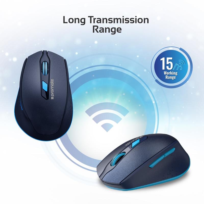 Promate Wireless Ergonomic Mouse