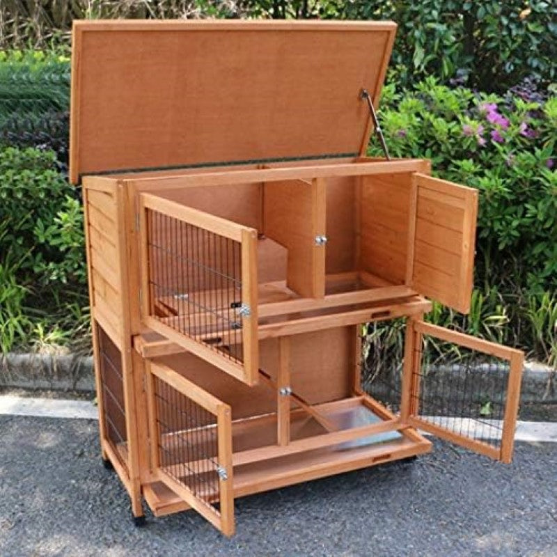 Wooden Rabbit Hutch