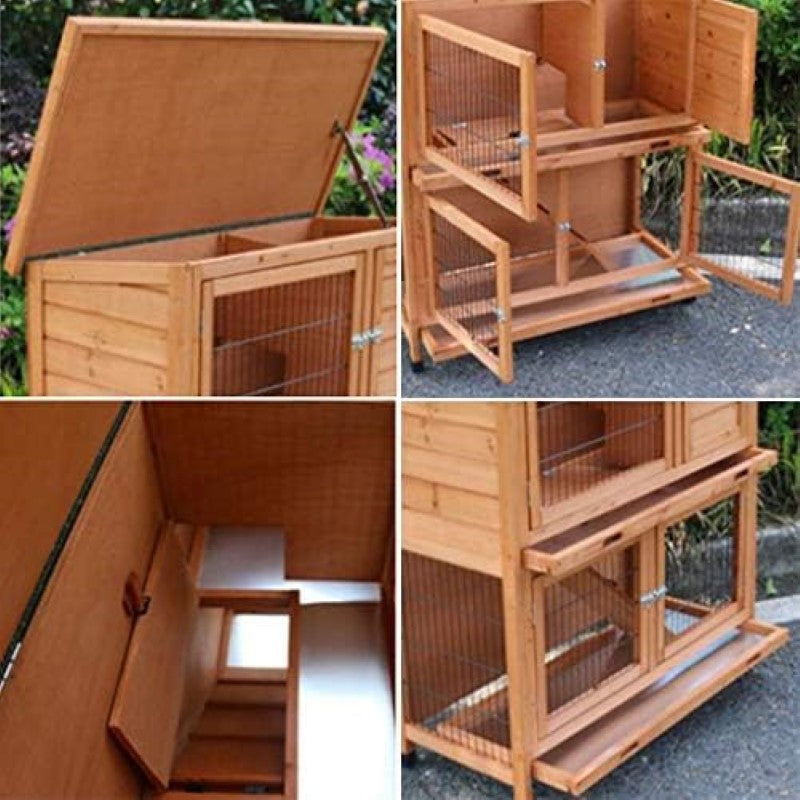 Wooden Rabbit Hutch