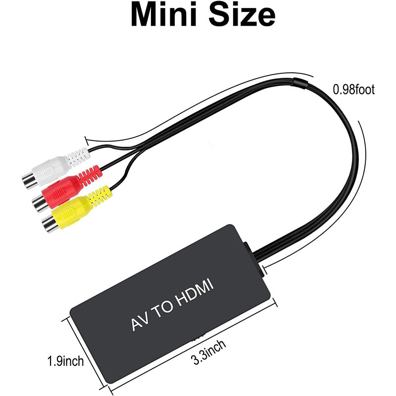 HDMI to RCA Converter HDMI to AV Adapter