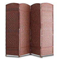 Thumbnail for Room Divider Folding Screen Privacy Screen Brown