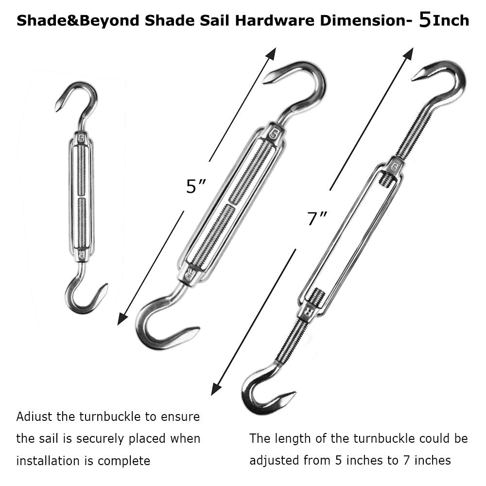 Sun Shade Sail Hardware Kit